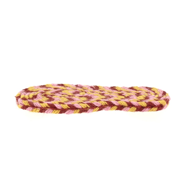 Jute sole multi colour