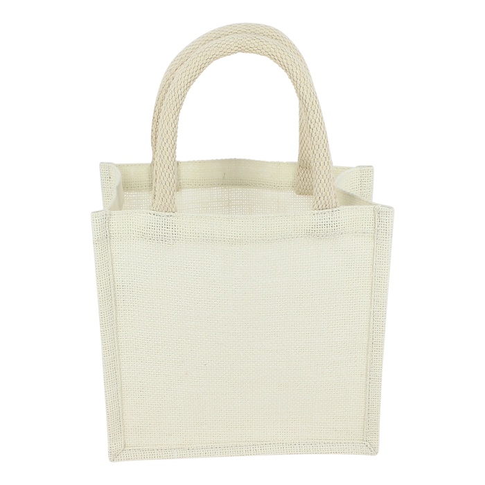 Bleached Jute Shopping Bag