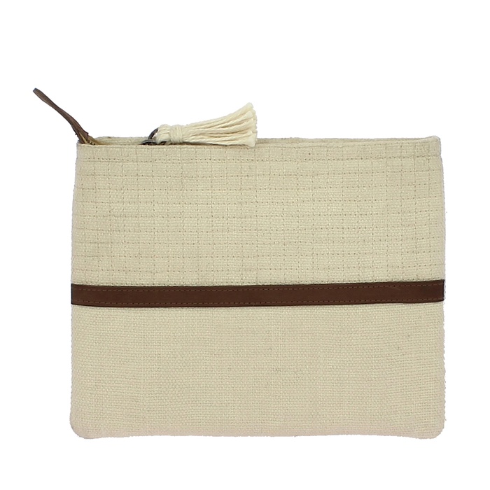 6lbs/2ply jute fabric with Leather