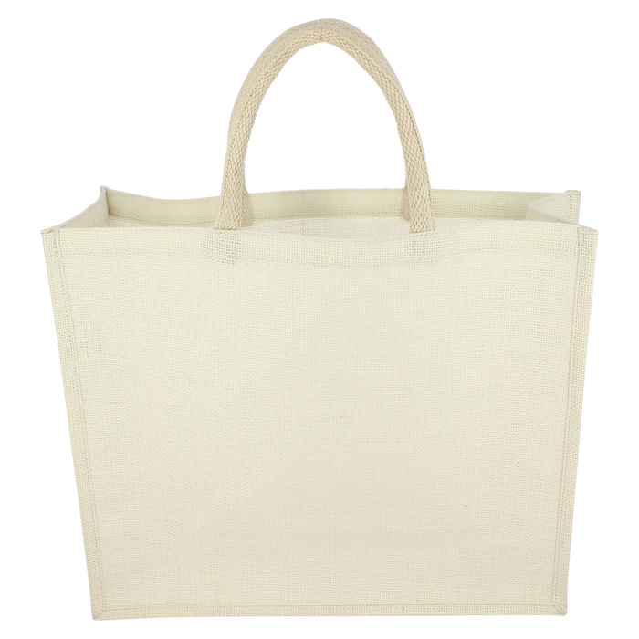 Bleached Jute Shopping Bag