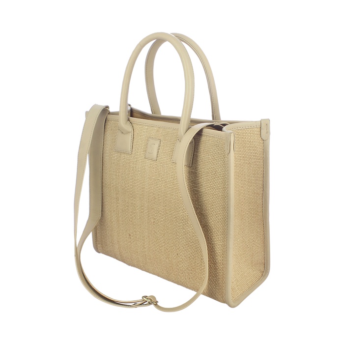 Hand Bag With Leather