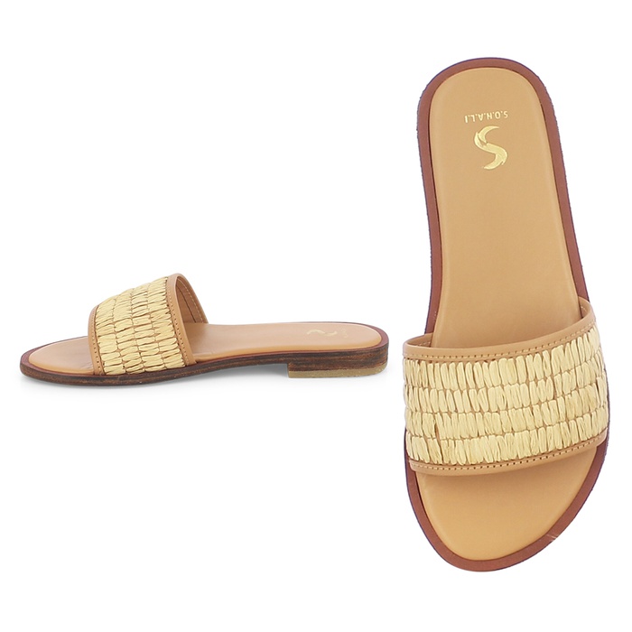 Raffia Sandal