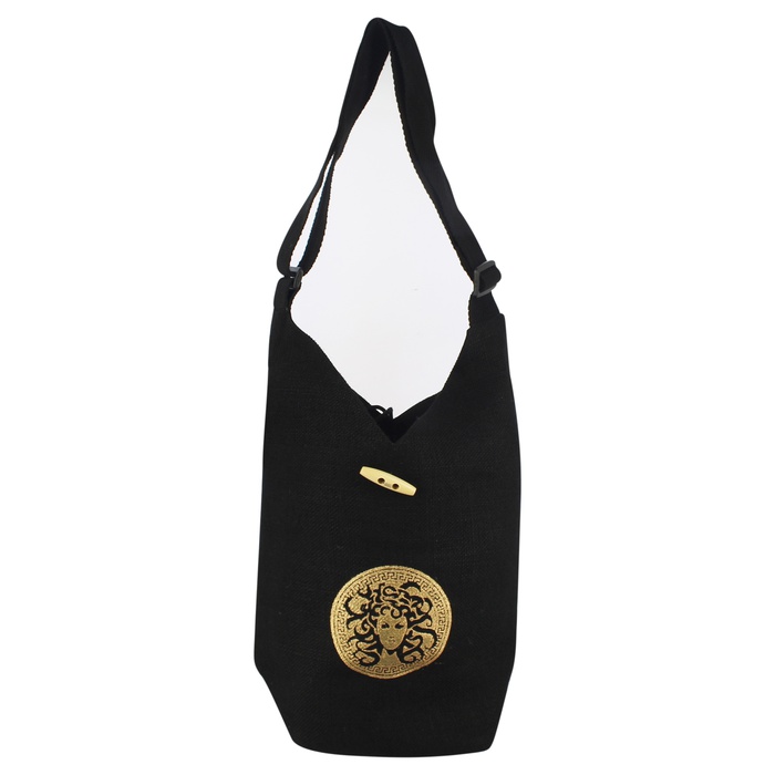 Jute Print Shoulder Bags