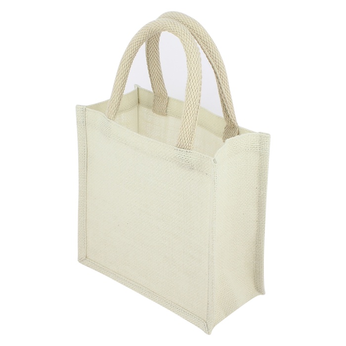 Bleached Jute Shopping Bag