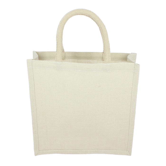 Bleached Jute Shopping Bag