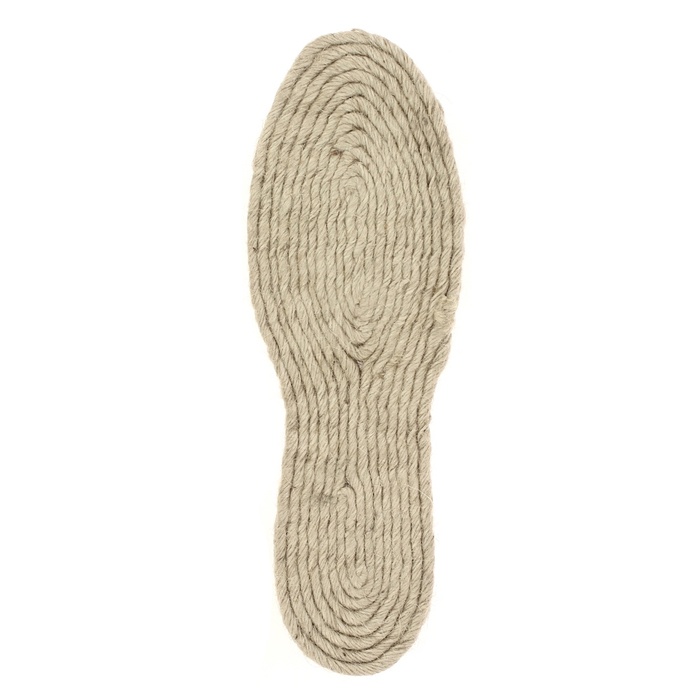 Jute sole Bright white