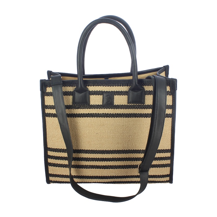 Hand Bag With Leather