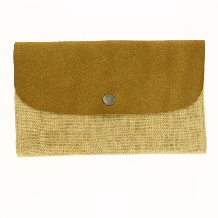 Jute Fabric 6lbs/2ply with Leather